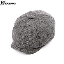 Load image into Gallery viewer, Tweed Gatsby Newsboy Cap