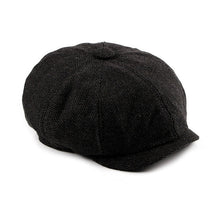 Load image into Gallery viewer, Tweed Gatsby Newsboy Cap