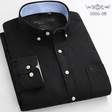 Load image into Gallery viewer, Long Sleeve Regular Fit Men Plaid Shirt Striped Shirt