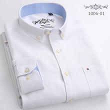 Load image into Gallery viewer, Long Sleeve Regular Fit Men Plaid Shirt Striped Shirt