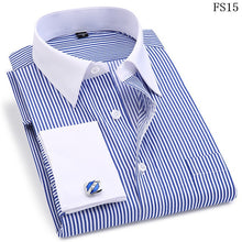Load image into Gallery viewer, High Quality Casual Long Sleeved White Collar Design Style Wedding Tuxedo Shirt