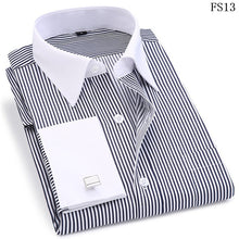 Load image into Gallery viewer, Men's Stripes Shirt Long Sleeve Casual