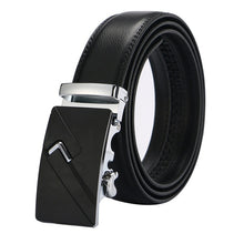 Load image into Gallery viewer, leather strap male automatic buckle belt