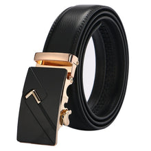 Load image into Gallery viewer, leather strap male automatic buckle belt
