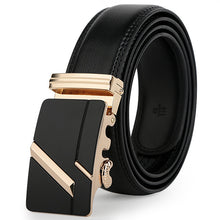 Load image into Gallery viewer, leather strap male automatic buckle belt