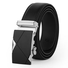 Load image into Gallery viewer, leather strap male automatic buckle belt