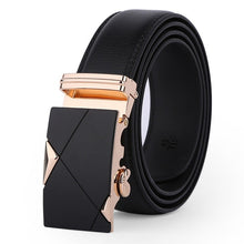 Load image into Gallery viewer, leather strap male automatic buckle belt