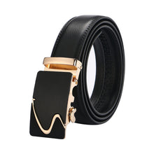 Load image into Gallery viewer, leather strap male automatic buckle belt