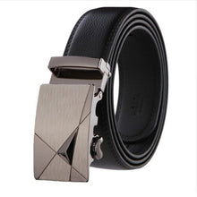 Load image into Gallery viewer, leather strap male automatic buckle belt