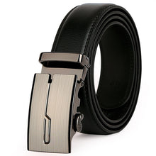 Load image into Gallery viewer, leather strap male automatic buckle belt