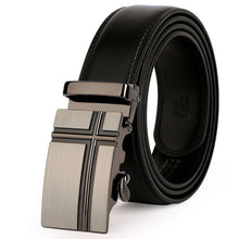 Load image into Gallery viewer, leather strap male automatic buckle belt