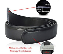 Load image into Gallery viewer, leather strap male automatic buckle belt