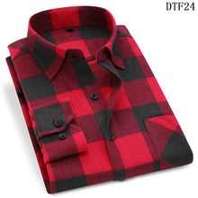 Load image into Gallery viewer, 100% Cotton  Casual Long Sleeve Shirt