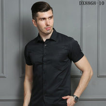 Load image into Gallery viewer, Men's Casual Dress Short Sleeved Shirt