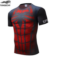 Load image into Gallery viewer, Captain America Punisher Iron man 3D Print T-Shirt