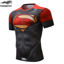 Load image into Gallery viewer, Captain America Punisher Iron man 3D Print T-Shirt