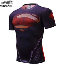 Load image into Gallery viewer, Captain America Punisher Iron man 3D Print T-Shirt