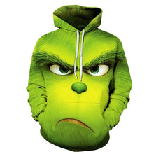 Load image into Gallery viewer, GRINCH full face 3D printing sweatshirt