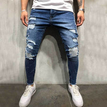 Load image into Gallery viewer, Men Stylish Ripped Jeans
