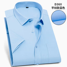Load image into Gallery viewer, Short Sleeve Slim Fit Formal Men's White Shirt Business Male Social Shirt