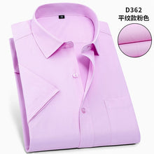 Load image into Gallery viewer, Short Sleeve Slim Fit Formal Men's White Shirt Business Male Social Shirt