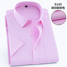Load image into Gallery viewer, Short Sleeve Slim Fit Formal Men's White Shirt Business Male Social Shirt