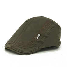 Load image into Gallery viewer, New Arrival Cotton Letter Embroidery Adjustable Peaked Beret Hat