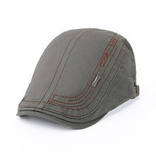 Load image into Gallery viewer, New Arrival Cotton Letter Embroidery Adjustable Peaked Beret Hat