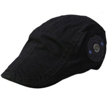 Load image into Gallery viewer, Winfox Vintage Male French Hats Flat Peaked Cap