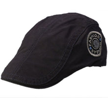 Load image into Gallery viewer, Winfox Vintage Male French Hats Flat Peaked Cap