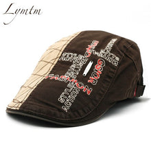 Load image into Gallery viewer, Men Embroidery Patchwork Cotton Berets