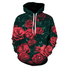 Load image into Gallery viewer, Flowers 3D Print Casual Sweatshirt