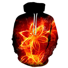 Load image into Gallery viewer, Flowers 3D Print Casual Sweatshirt