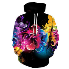 Load image into Gallery viewer, Flowers 3D Print Casual Sweatshirt