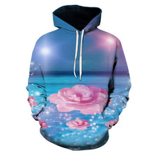 Load image into Gallery viewer, Flowers 3D Print Casual Sweatshirt