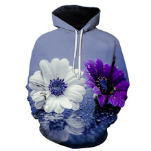 Load image into Gallery viewer, Flowers 3D Print Casual Sweatshirt