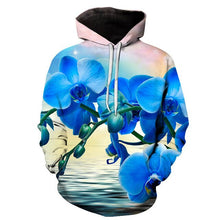 Load image into Gallery viewer, Flowers 3D Print Casual Sweatshirt